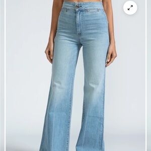 ASKK NY Brighton Wide leg Denim Jean 31 high waist, excellent condition